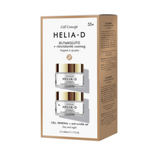 Load image into Gallery viewer, Helia-D Cell Concept Cell Renewal + Anti-Wrinkle Set 55+ 2×50 ml