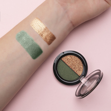 Load image into Gallery viewer, Shine Eyeshadow Powder Duo 05 - Gold/Green