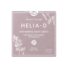 Load image into Gallery viewer, Helia-D Botanic Concept Anti-wrinkle Night Cream With Tokaji Wine Extract And Bakuchiol 50 ml