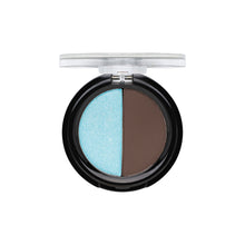 Load image into Gallery viewer, Shine Eyeshadow Powder Duo 03 - Blue/Dark Grey