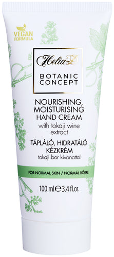 Helia-D Botanic Concept Nourishing, Moisturising Hand Cream With Tokaji Wine Extract  100 ml
