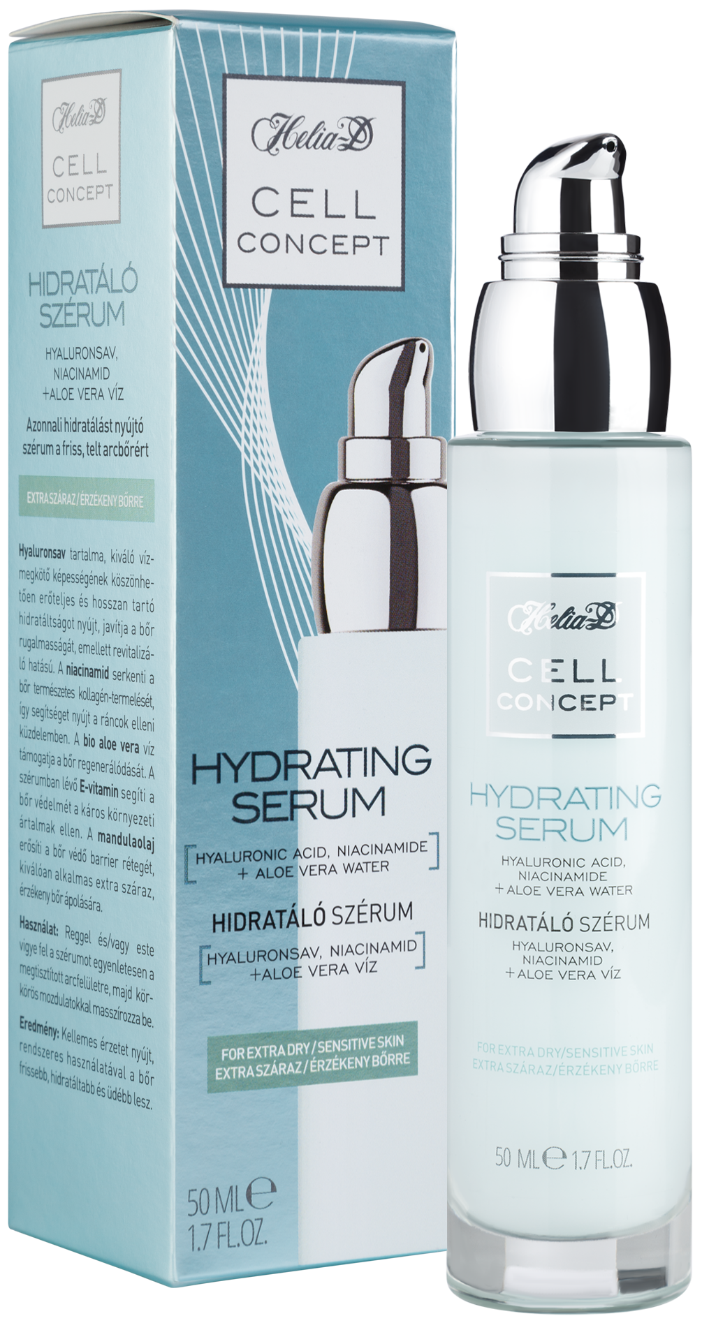 Helia-D Cell Concept Hydrating Serum For Extra Dry / Sensitive Skin  50 ml