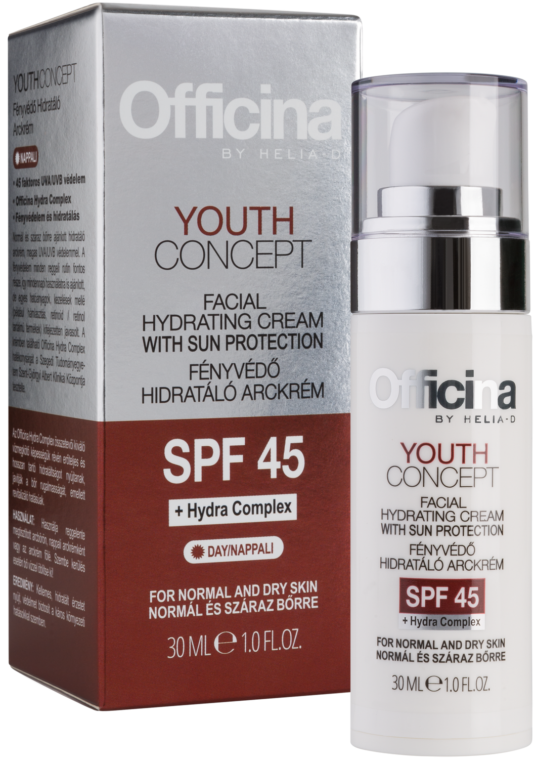 Officina by Helia-D Youth Concept Facial Hydrating Cream With Sun Protection 30ml