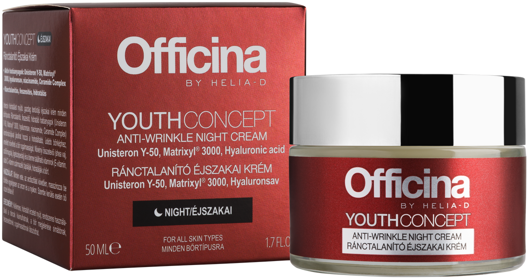 Officina by Helia-D Youth Concept Anti-wrinkle Night Cream 50 ml